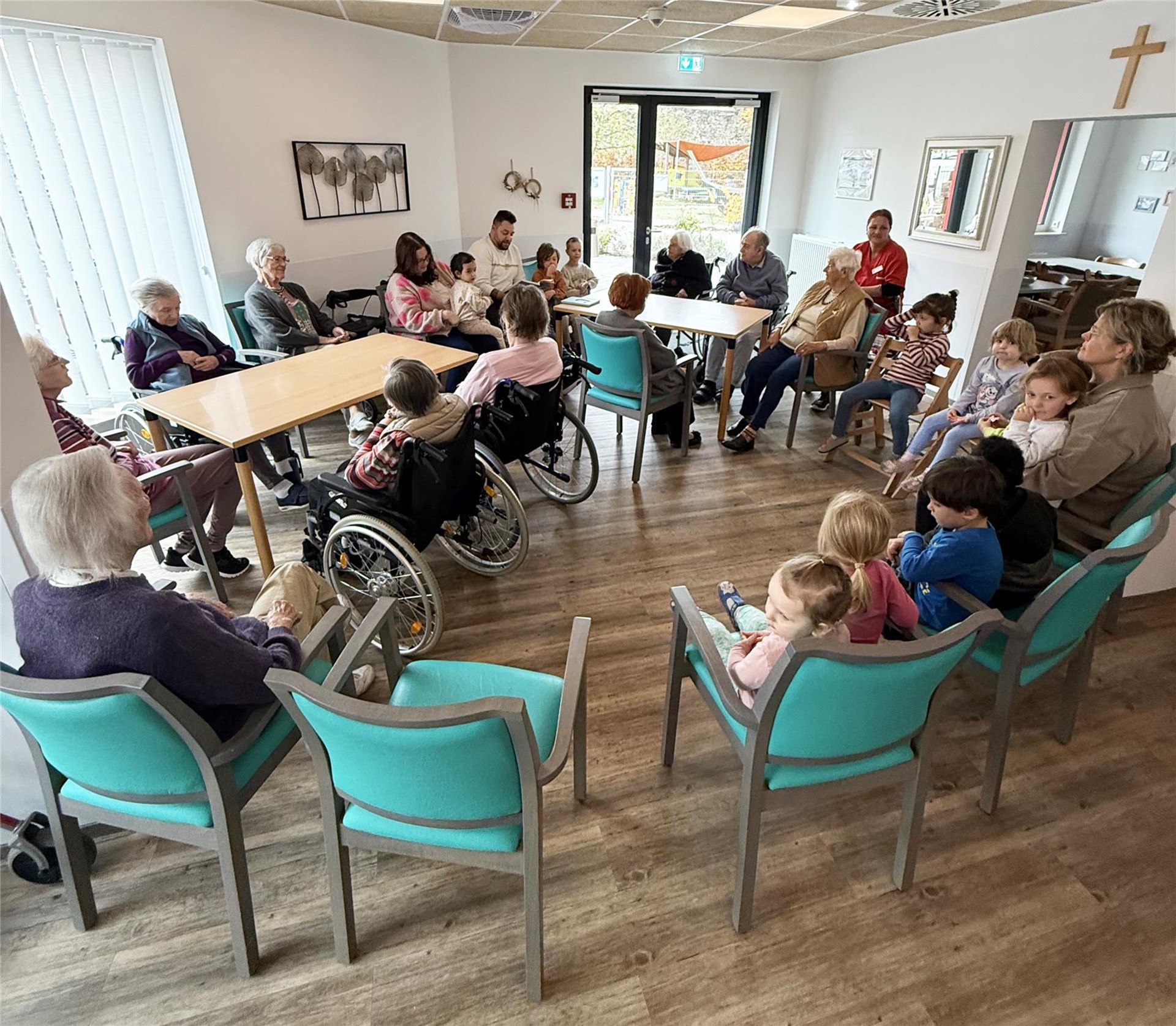 Impressionen von der Abschlussveranstaltung der Lesewoche im Caritas-Altenzentrum St. Martin Lahnstein.