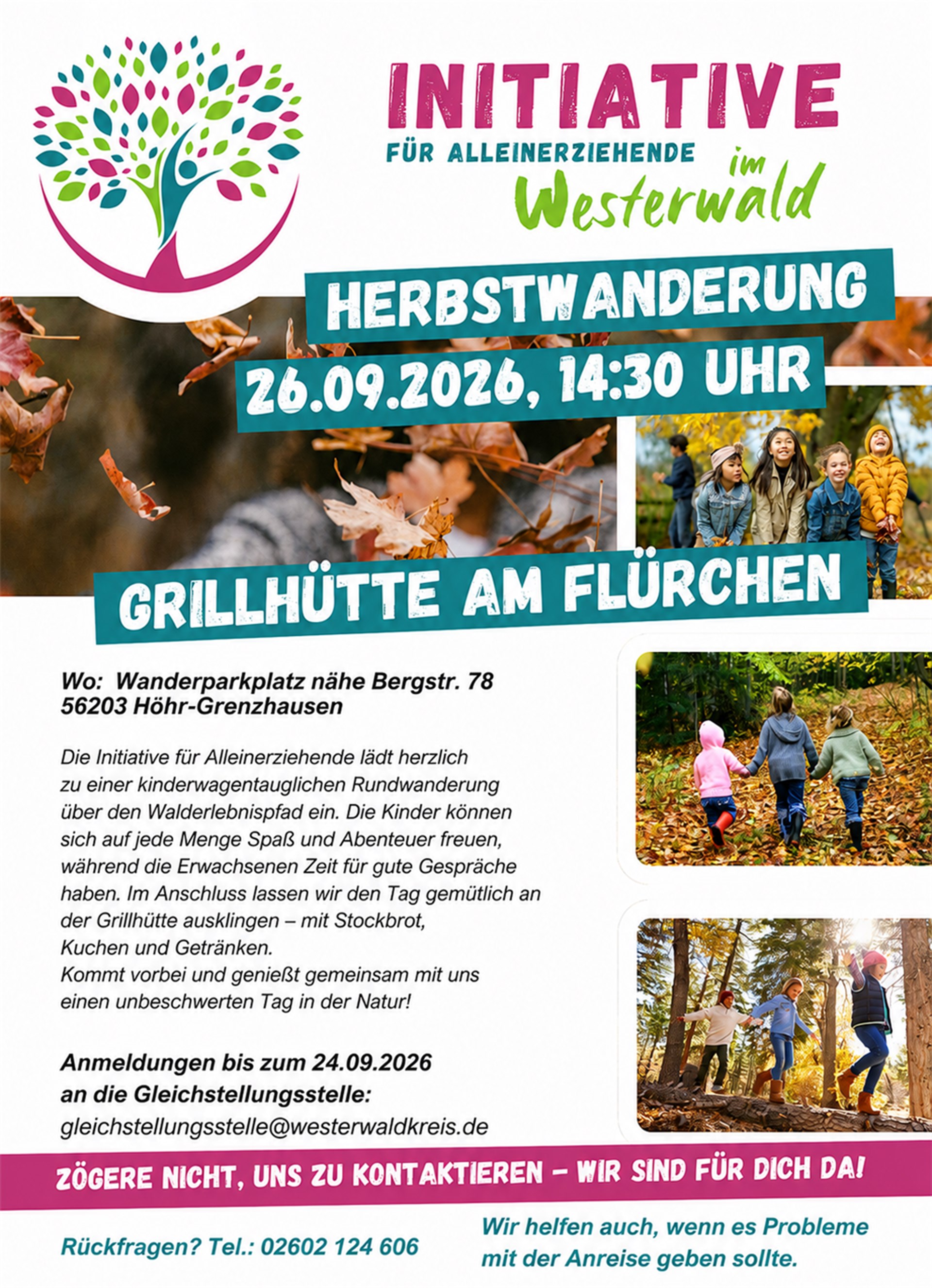 Herbstwanderung Alleinerziehende